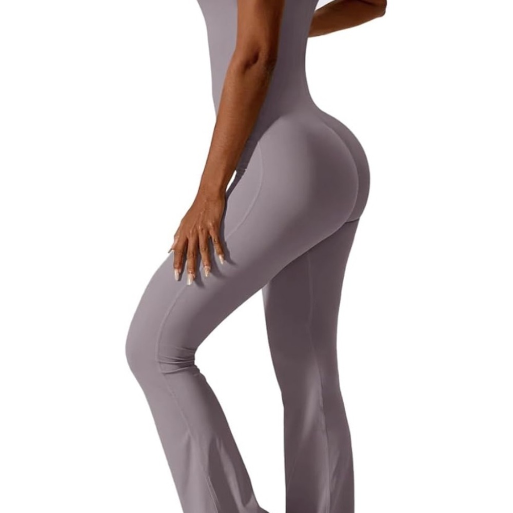 Women's Lavender Jumpsuit - Picture 3 of 7